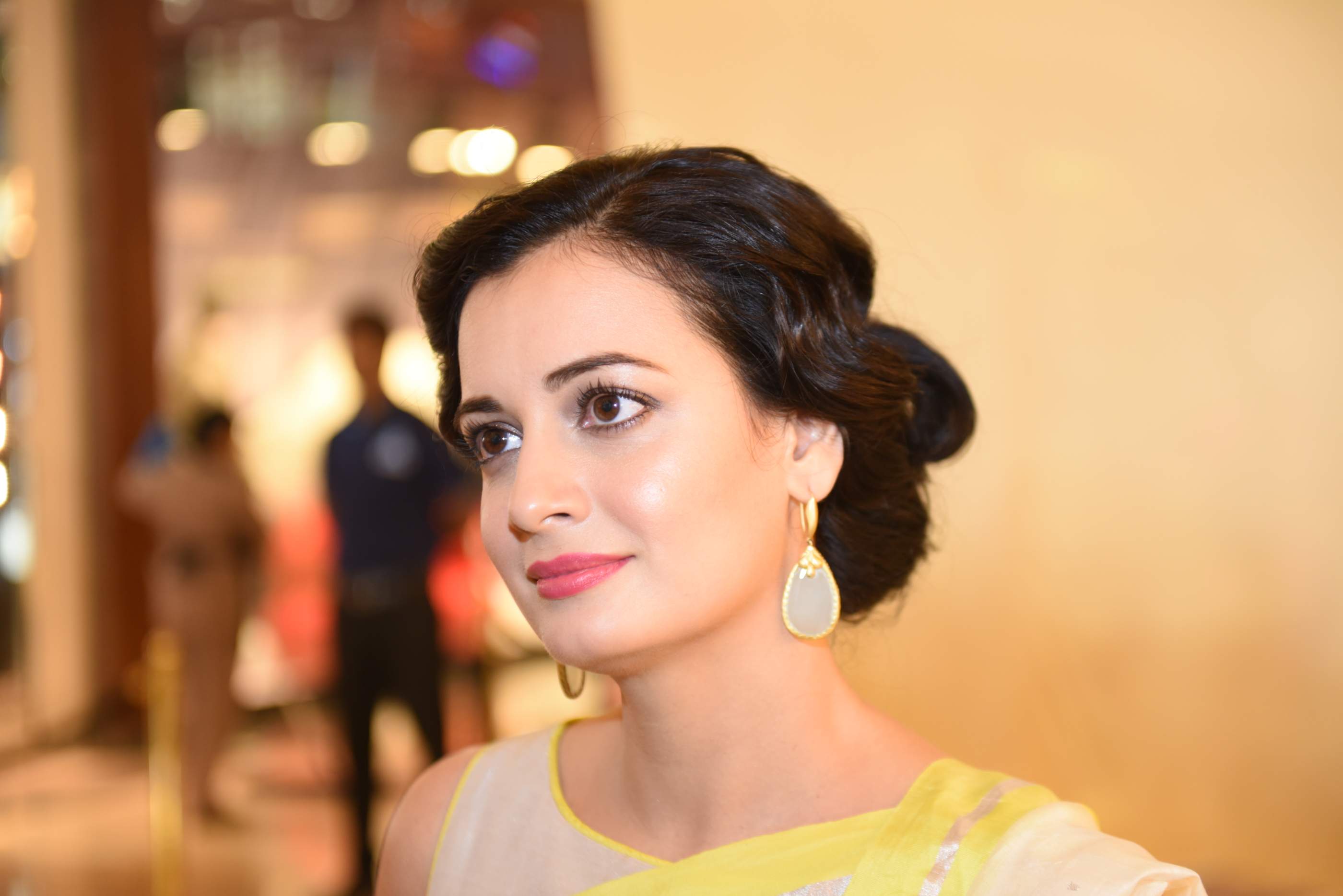 Beautiful Pics Of Cute Actress Dia Mirza | Art Show | Miss Asia Pacific