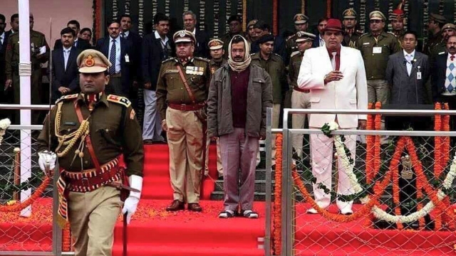 arvind kejriwal-sandals-socks