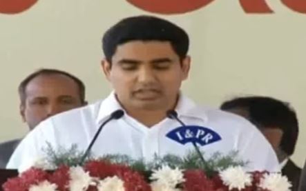 AP CM Chandrababu Naidu Son Nara Lokesh Takes Oath As Minister