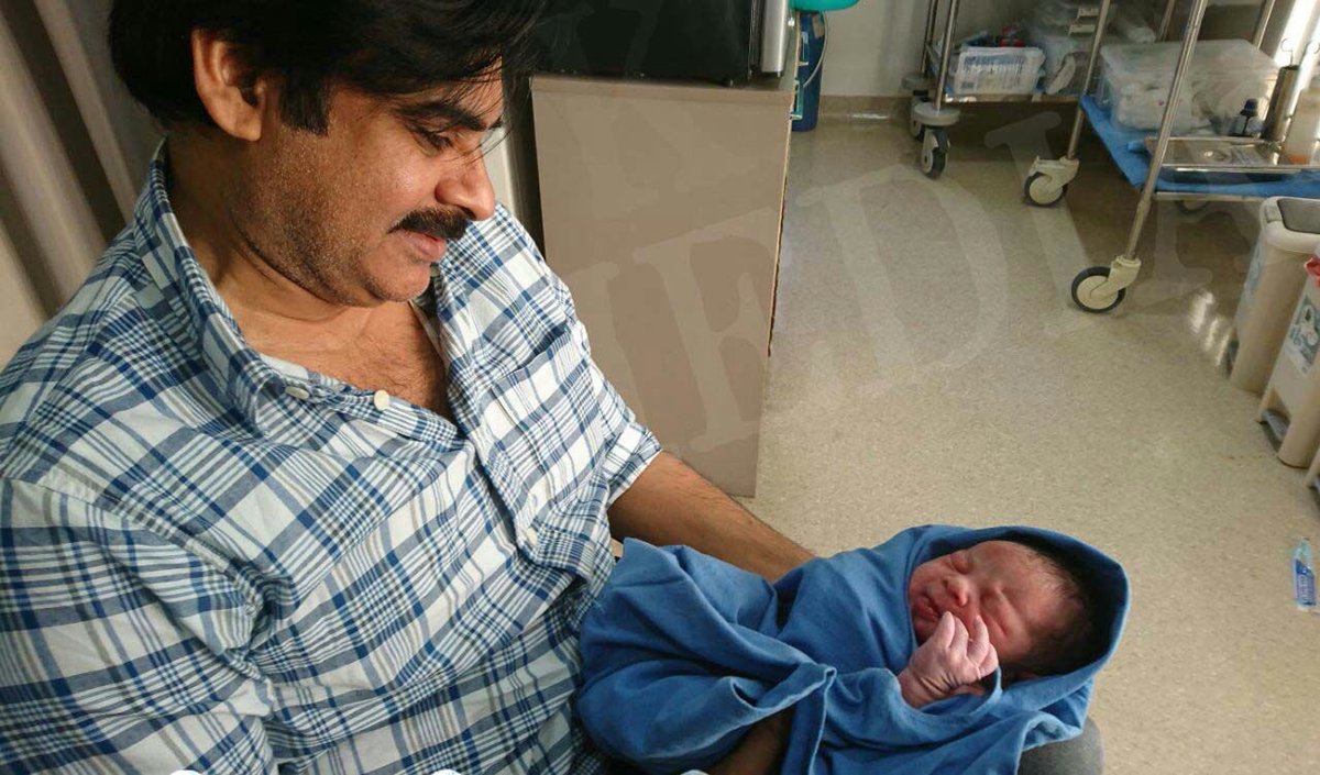 A Pic of Pawan Kalyan’s New Born Baby Goes Viral On Social Media