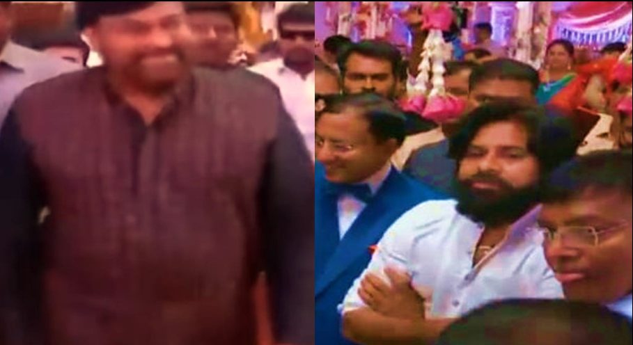 Chiranjeevi, Pawan Kalyan Attend Ramoji Rao Granddaughter’s Wedding